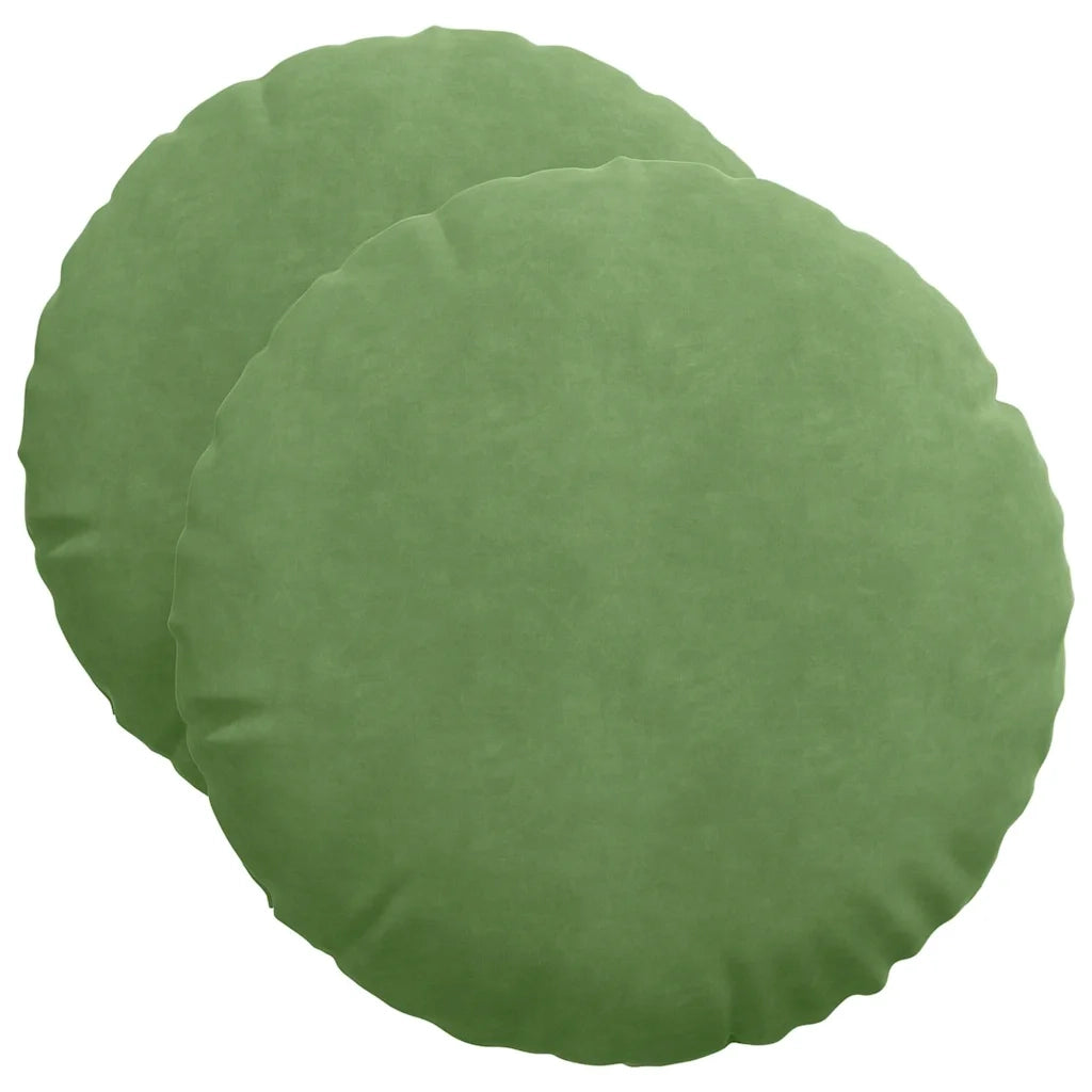 Cuscini per Seduta 2 pz | Cuscini per sedie Verde chiaro ?50 x 19 cm Velluto