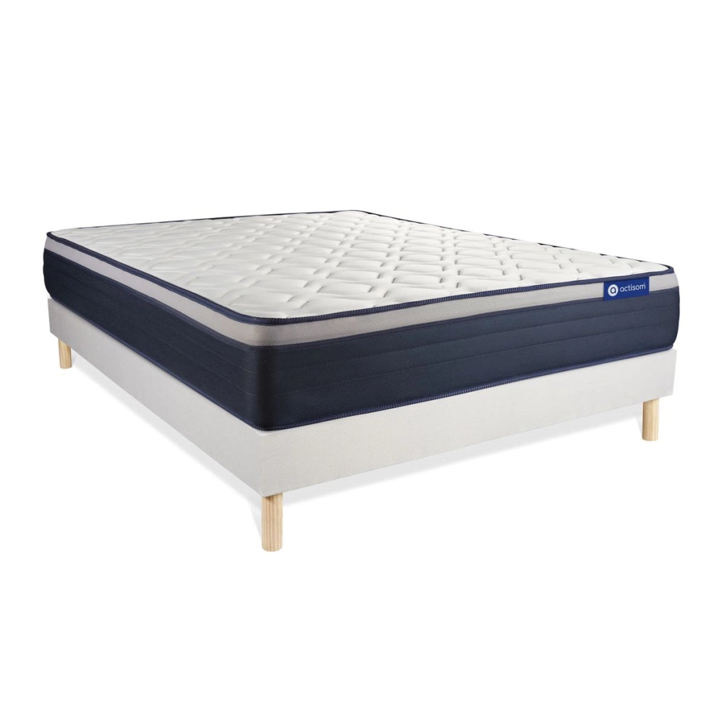 Kit rete e materasso matrimoniale Actilatex max 140x220cm - Spessore : 26cm - Lattice e memory foam - rigido
