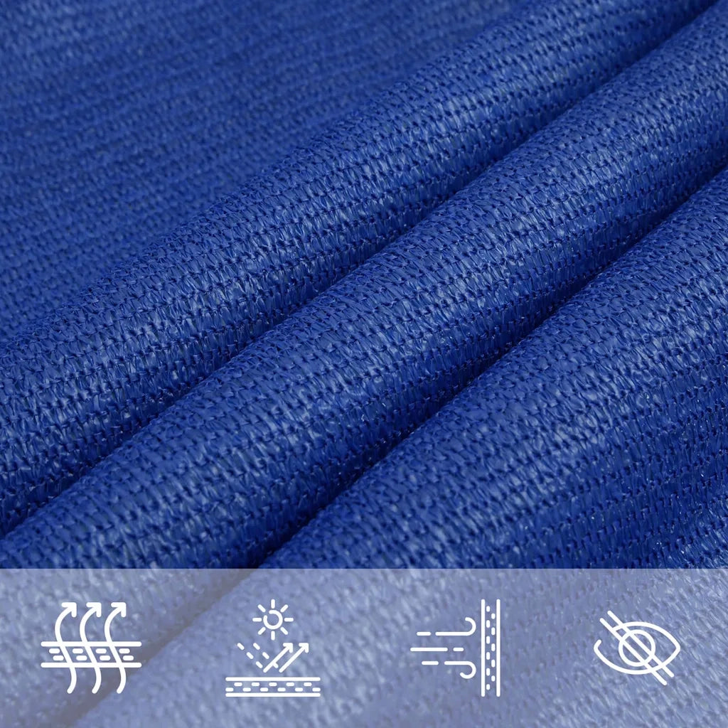 Vela Parasole 160 g/m² Trapezio Blu 3/4x3 m in HDPE 311544