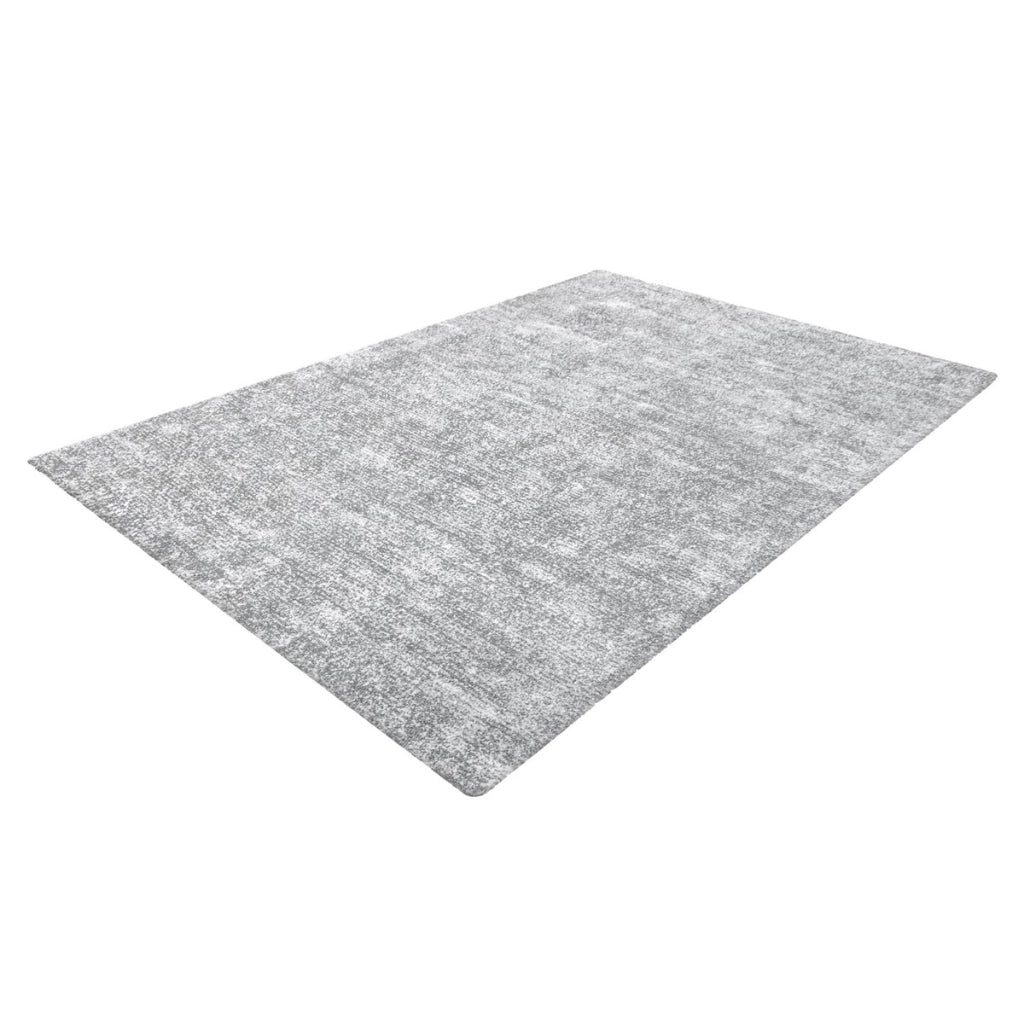 Tappeto moderno Etna 100 grigio e argento in poliestere