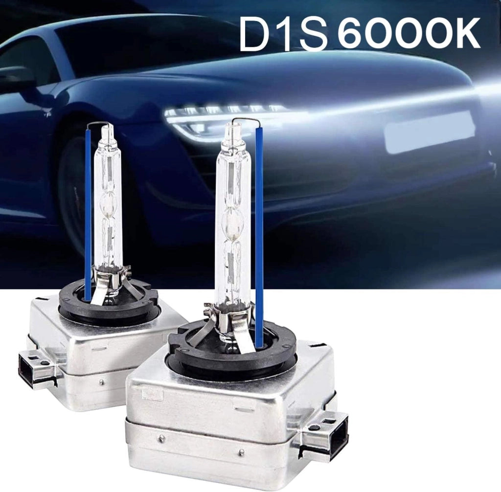 COPPIA LAMPADE LAMPADINE D1S XENON 35W 6000K BULB PER AUTO ANTIURTO