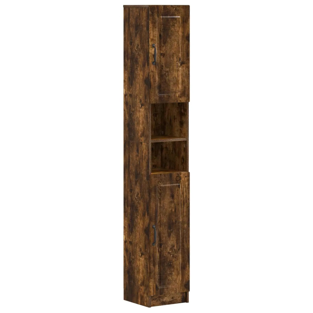 Set di Mobili da Bagno da 4 Pezzi UTRECHT Rovere Fumo 3417977