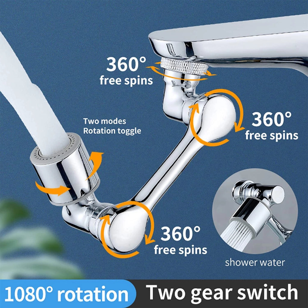 FAUCET SPLASH HEAD - PROLUNGA RUBINETTO ROTANTE 
