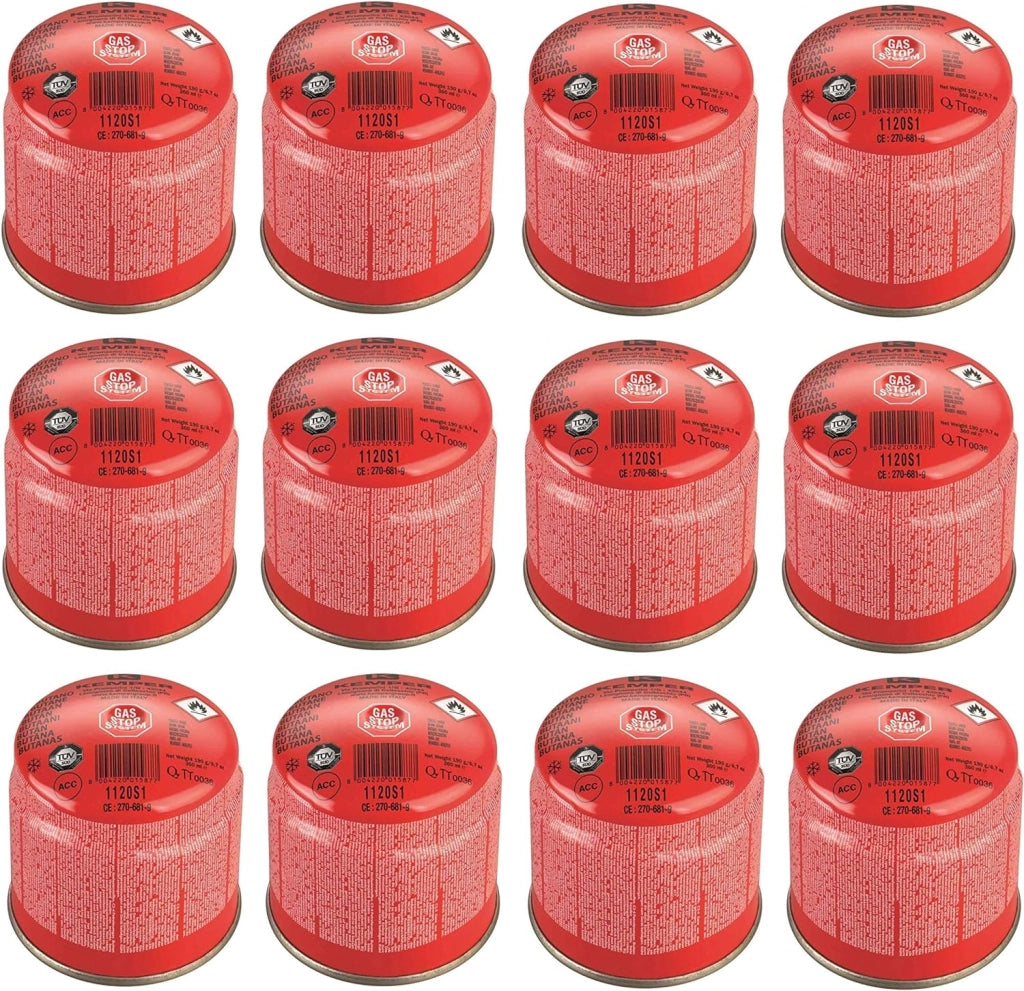 12 Cartucce Gas 190 gr Kemper 1120S1 con Sistema Sicuro