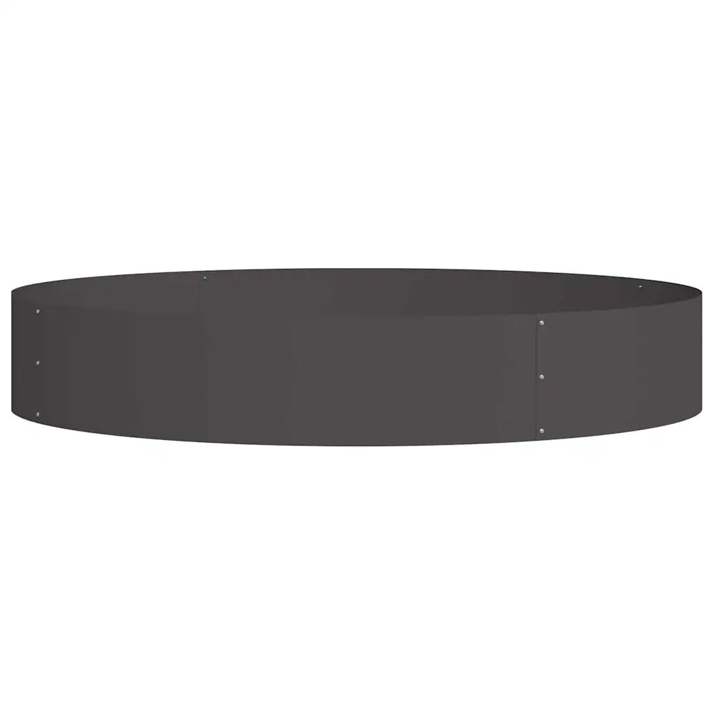 Anello per vaso 5 pz-Set di 5 Supporto per Vaso Nero 120 x 120 x 20 cm