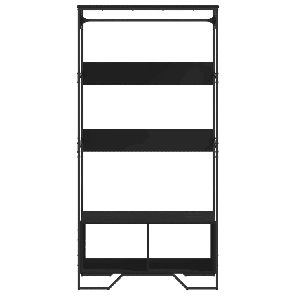 Armadio Nero 90x50x180 cm in Truciolato 848669