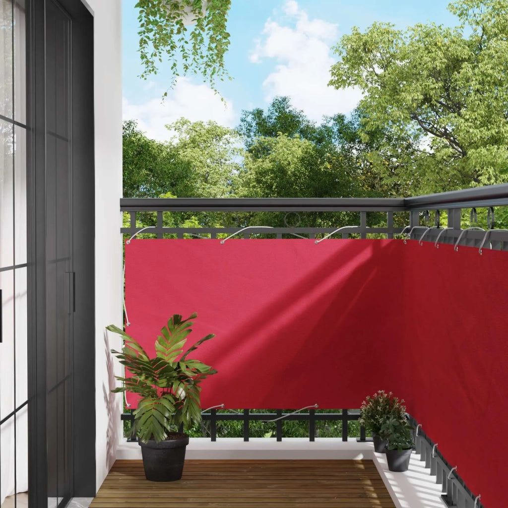 Schermo da balcone | Paravento da Balcone Borgogna 90 x 600 cm