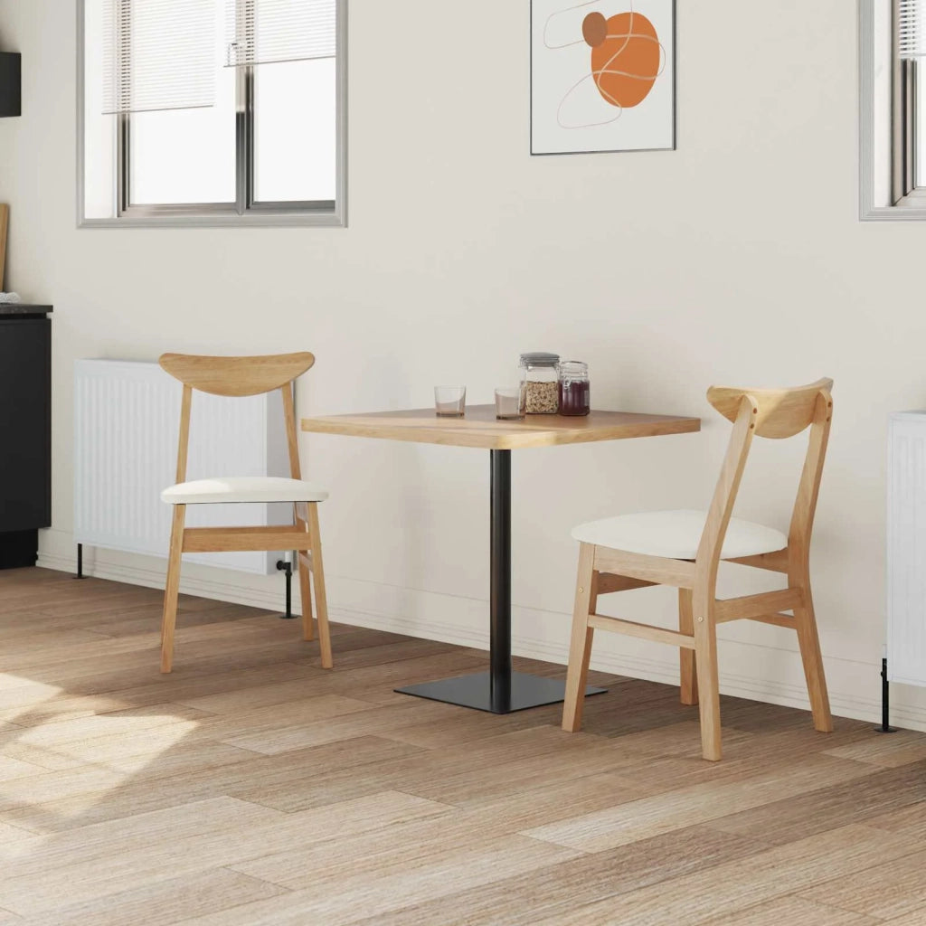 Sedie da pranzo 2 pcs Naturale 42 x 47.5 x 81 cm