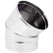GOMITO INOX AISI 304 45  °  CM 14
