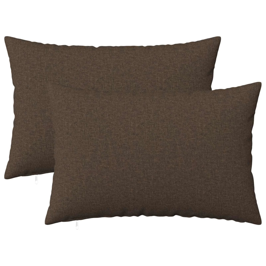 Cuscino con cuscino HEERLEN 2 pz Tortora Tessuto 927527