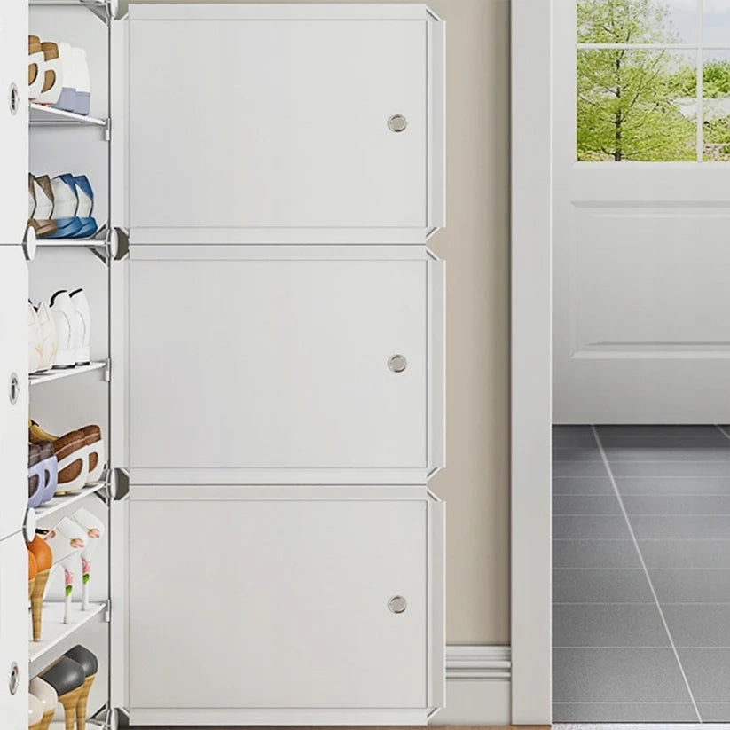 Scarpiera Bianca 44x96x32 cm Ideale per Ingresso