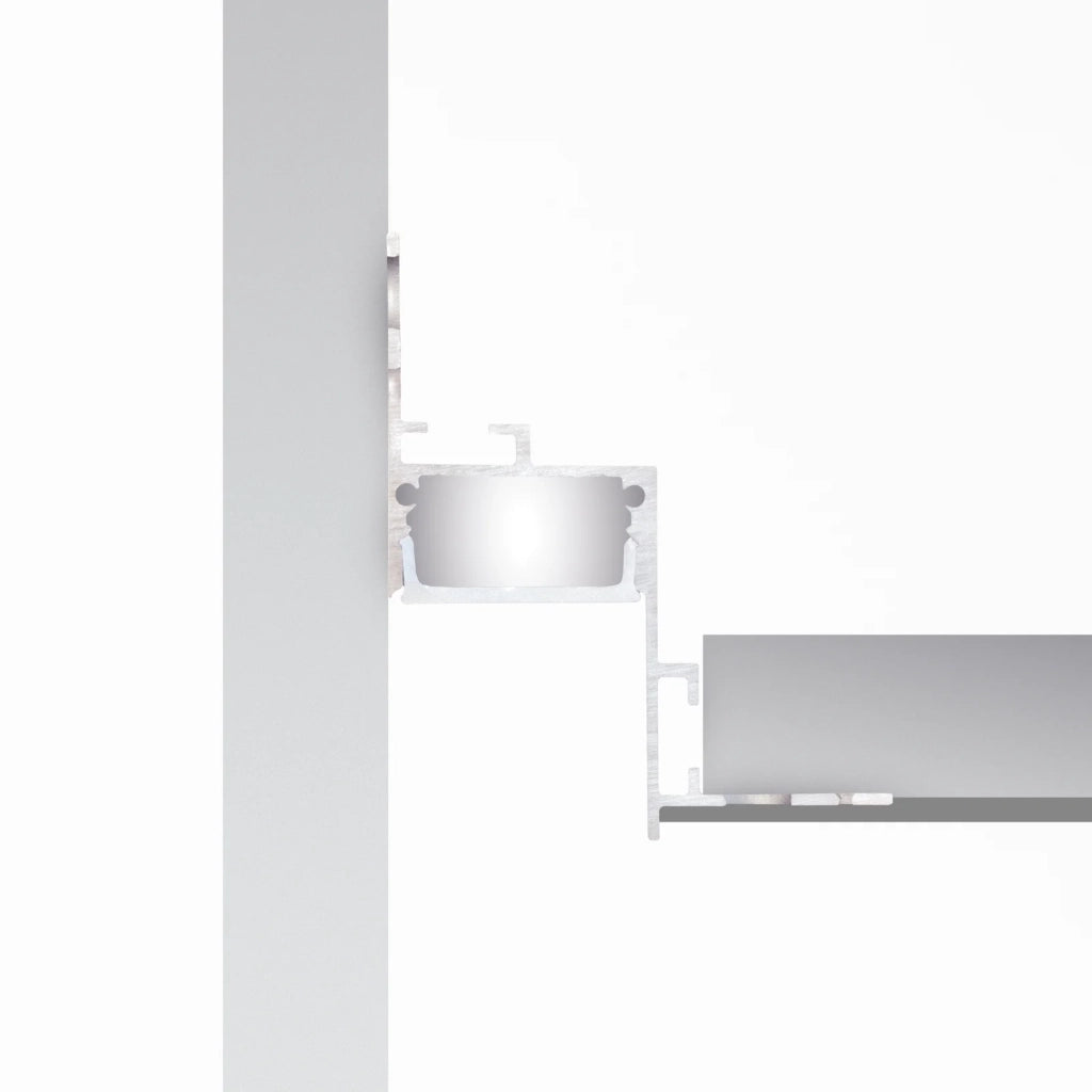 Slot Trimless 200 cm Alluminio Finitura Materie Plastiche Ideal Lux