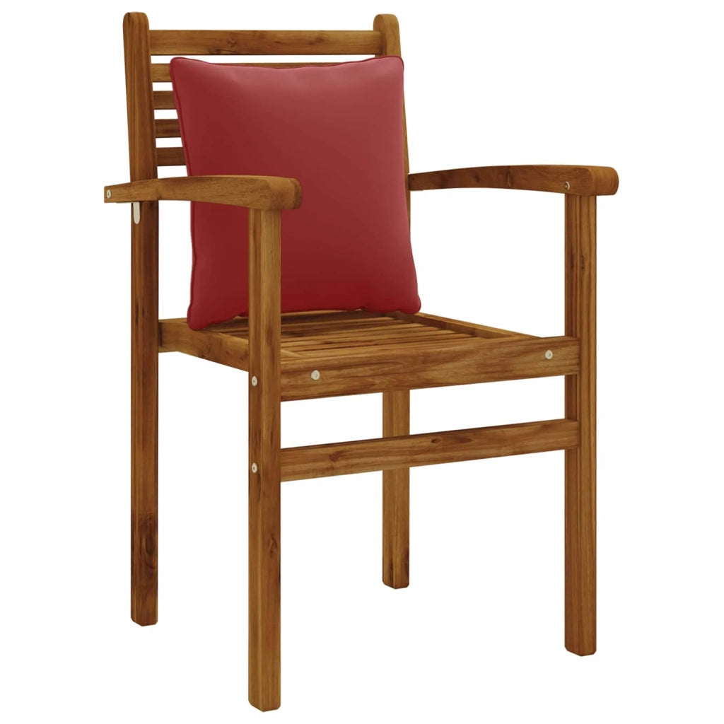 Cuscino per schienale PUTTEN 4 pz 100% Poliestere Rosso Vino 945164