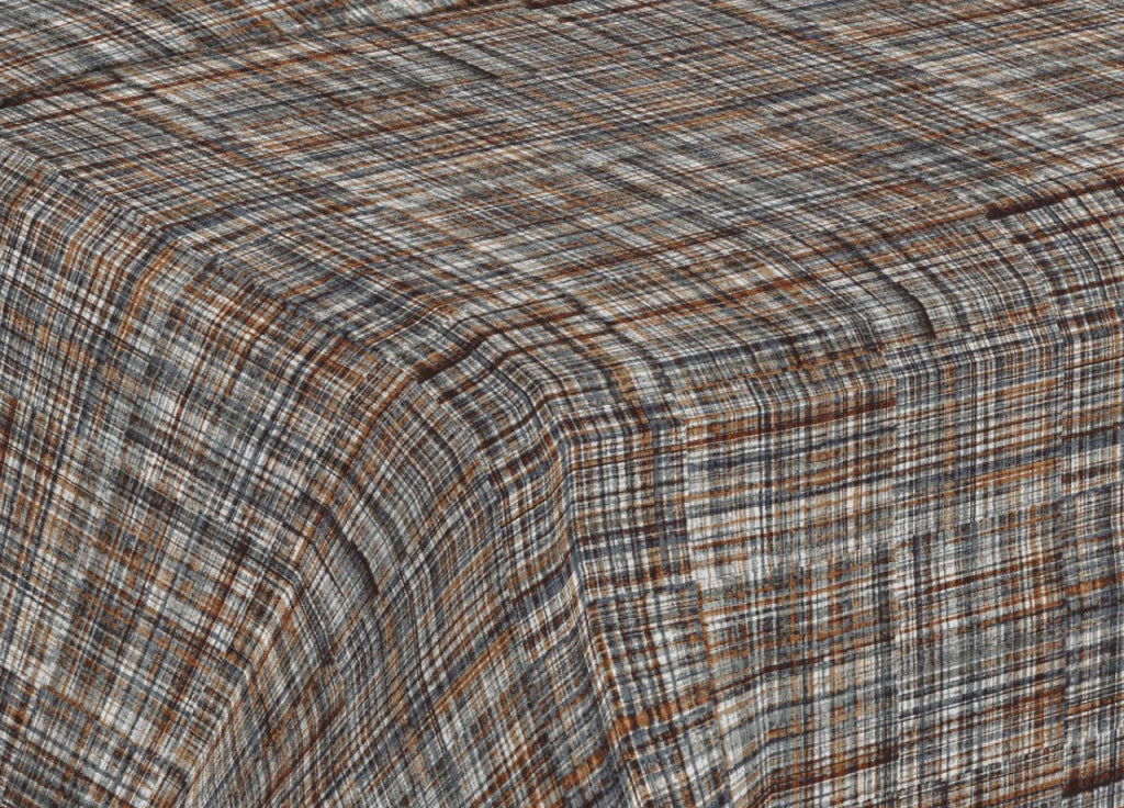 Trapunta Piumone Invernale Imbottita 300gr Microfibra Diadema Rigate - 1 Piazza - D12 Marrone