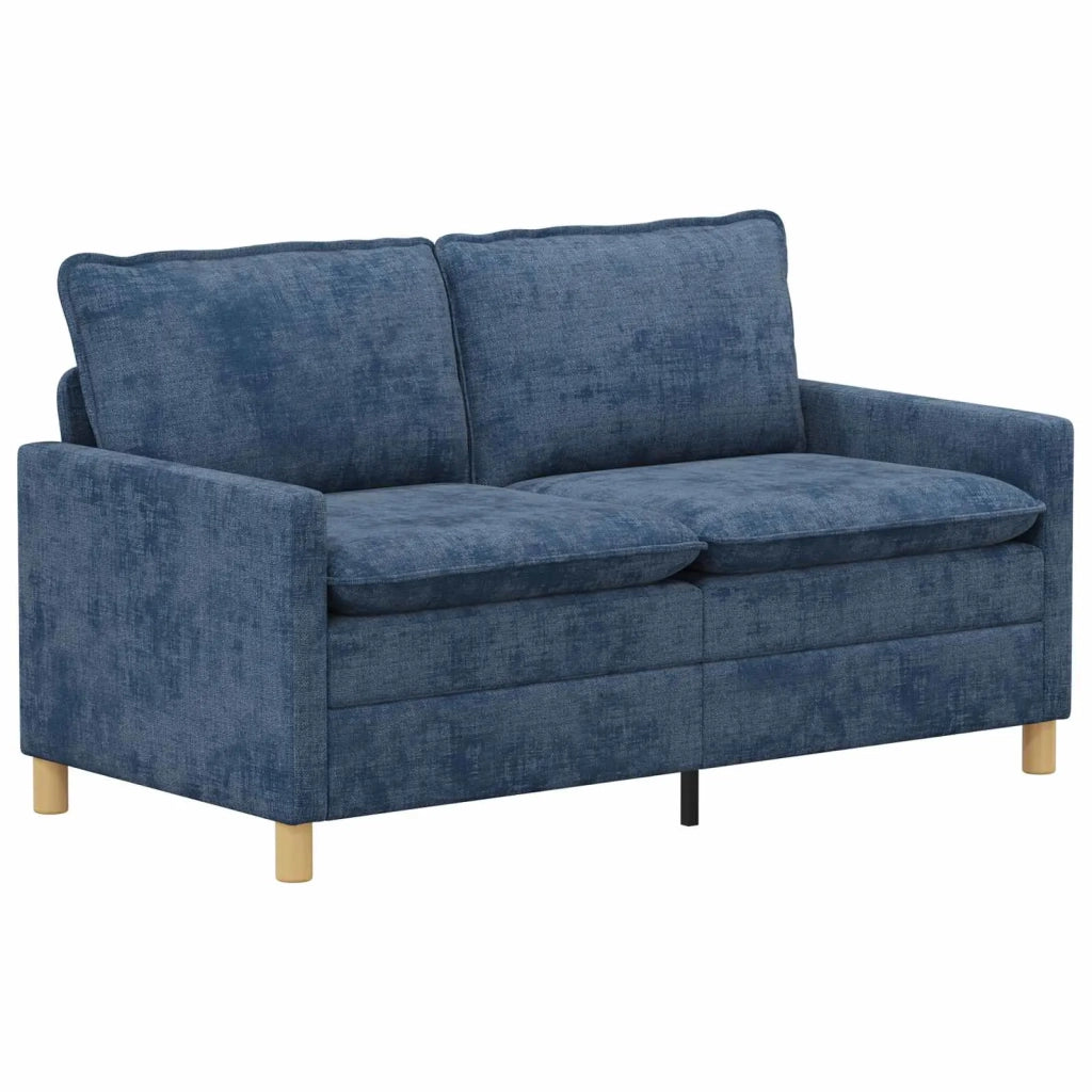 Set di divani 2 pcs Blu Poliestere 3417093