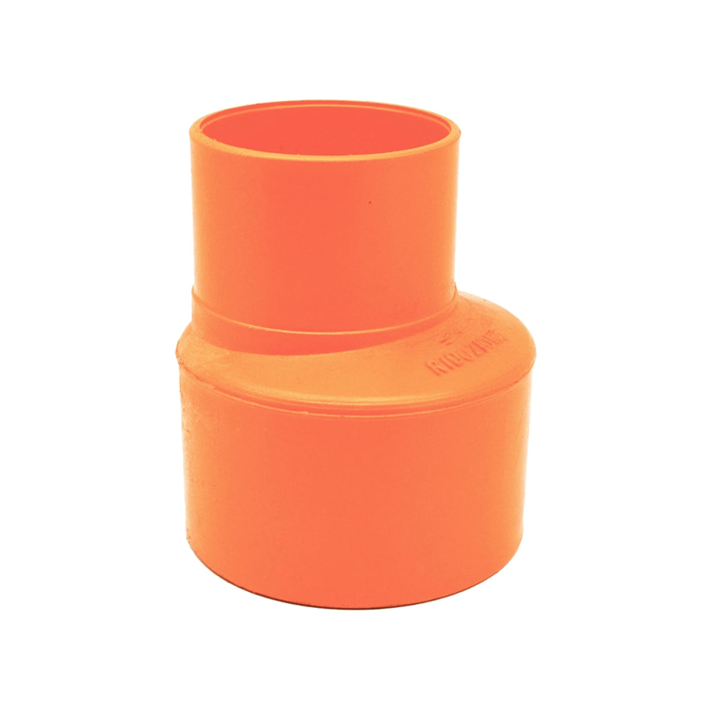 RIDUZIONE IN PVC ARANCIO- Diam. 125F x 110M- ESCLU- pezzi 1
