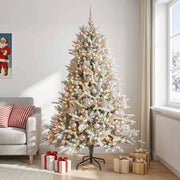 Albero di Natale Artificiale con Palline 210 cm 300 LED 3466640