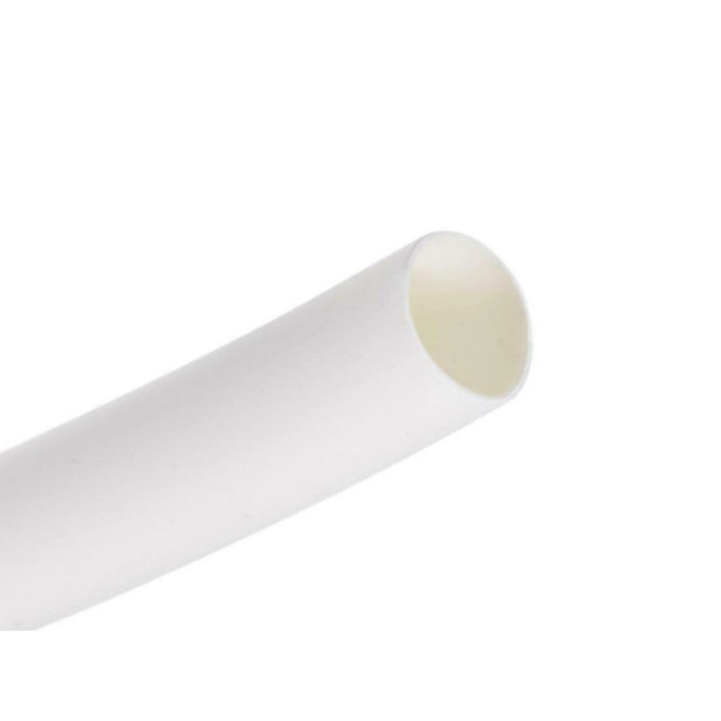 1 Metro Tubo Guaina Termorestringente Diametro 7mm Colore Bianco