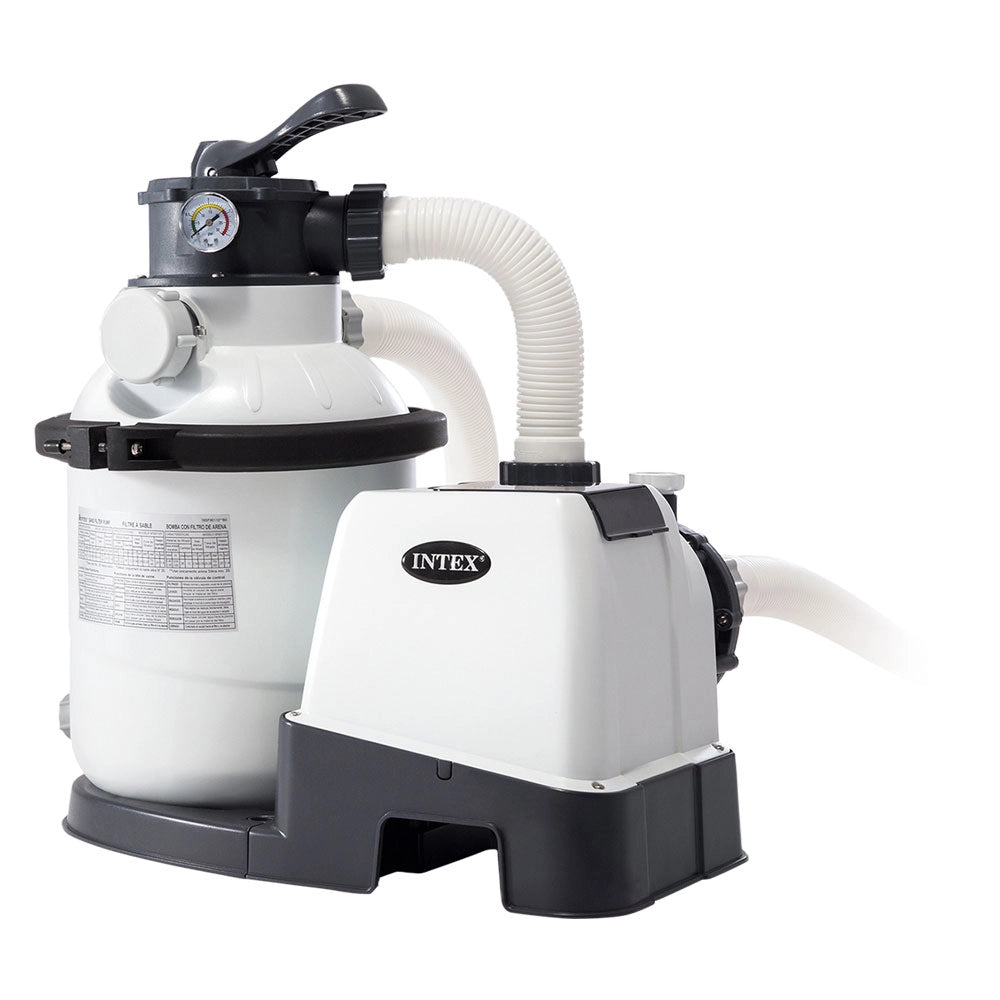 Pompa di Filtraggio a Sabbia per Piscine H Hp 0,25 Intex 4500 Lt