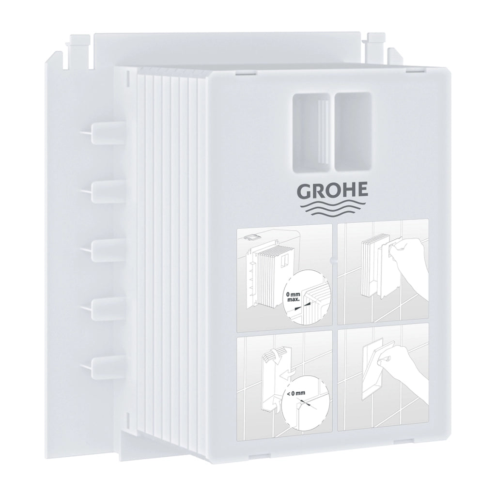 DIMA DI MONTAGGIO PER PIASTRE DI AZIONAMENTO UNISET RAPID SL- mm 115 x 157 x 77- GROHE- pezzi 1