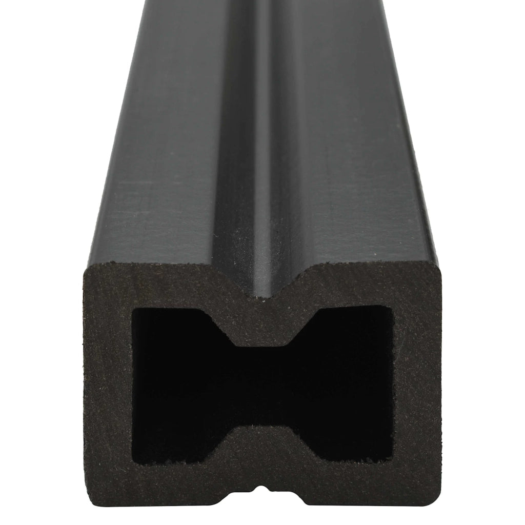 Pavimento da Deck 60 pcs Nero WPC 3444707