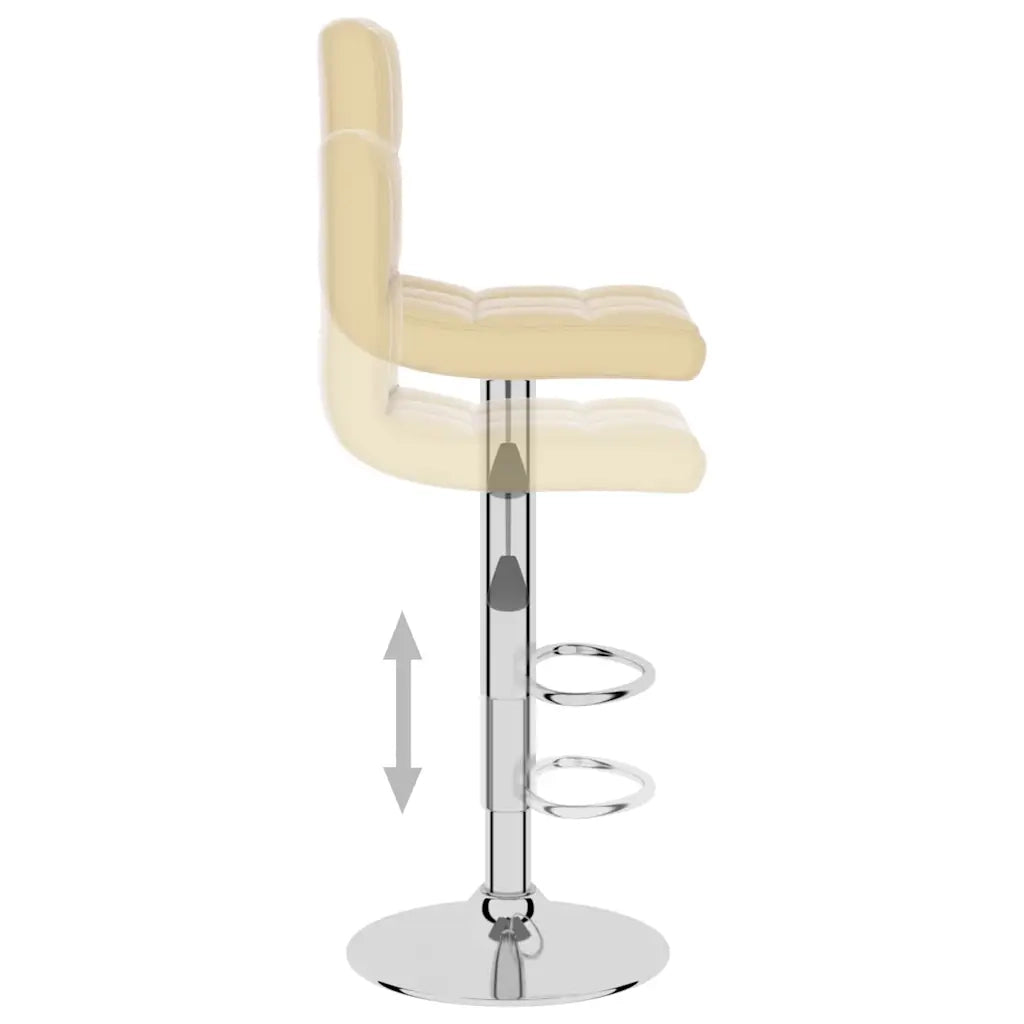 Sgabello da Bar Crema in Similpelle 334223