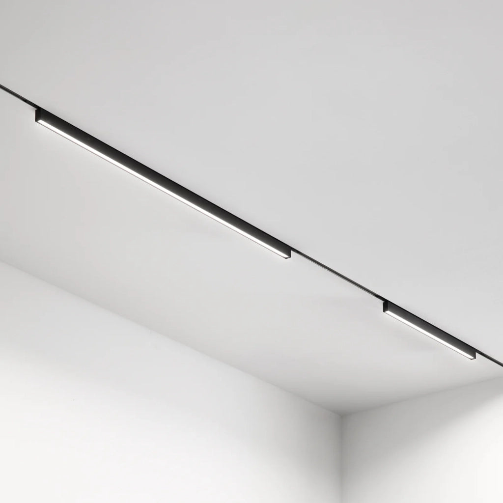 Sistema Lineare Deva Luce LED 21W Luce Calda Nero Ideal Lux