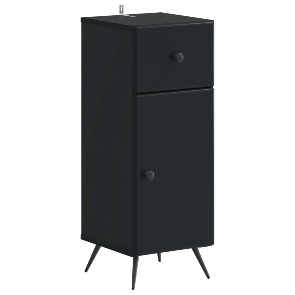 Set di Armadi da Bagno da 2 Pezzi BREDA Nero 3417721