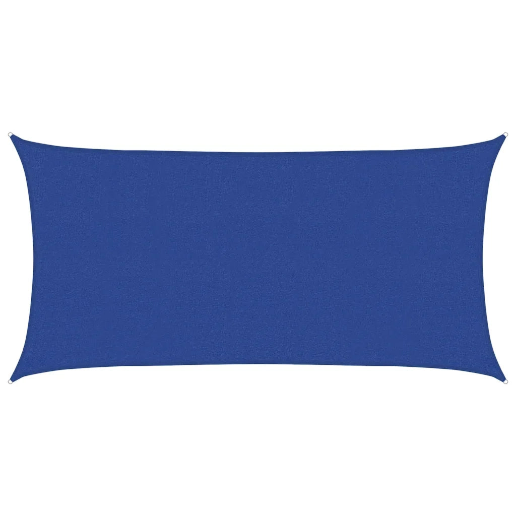 Vela Parasole 160 g/m² Rettangolare Blu 2,5x5 m in HDPE 311511