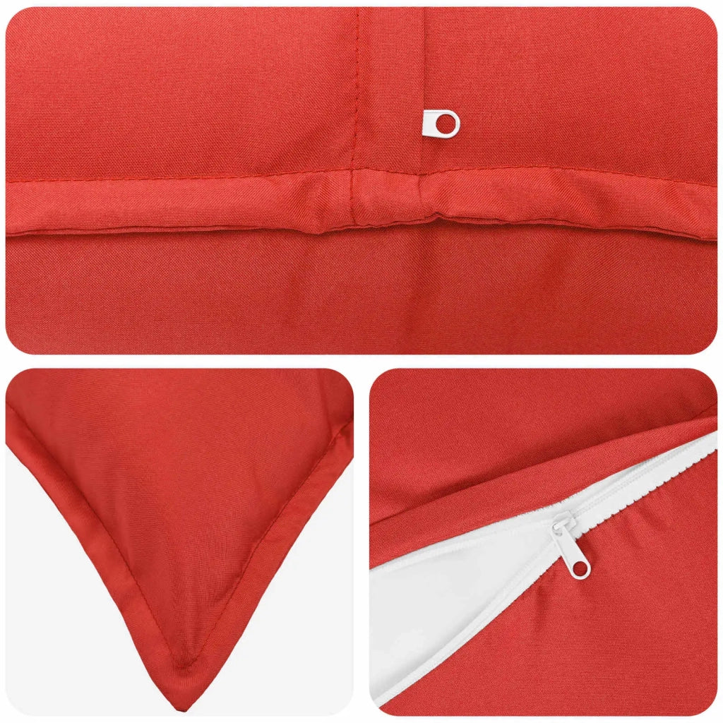 Cuscino con cuscino HOUTEN 2 pz Rosso Poliestere 935308