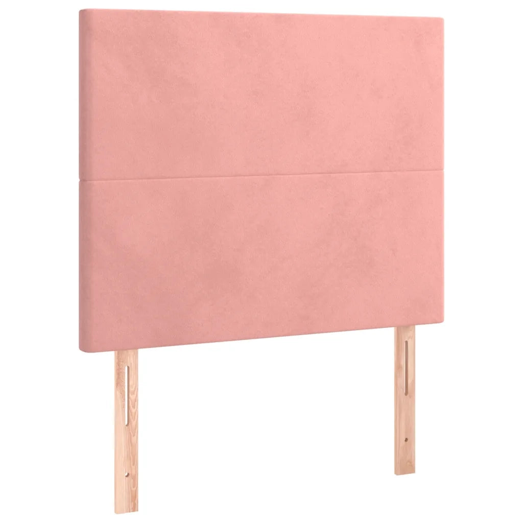 Testiera | Testata Rosa 80x5x118/128 cm Velluto