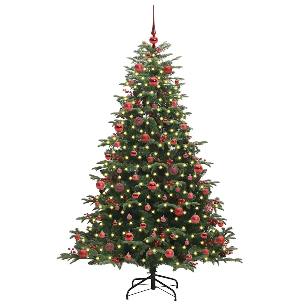 Albero di Natale artificiale con 300 LED Verde 180 cm 3395550