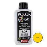 Colorante concentrato per idropitture e smalti all'acqua 45 ml *** misura giallo sole n.3, confezione 1