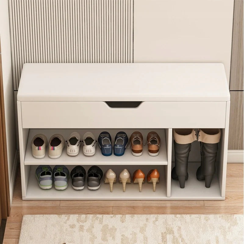 Scarpiera Bianca 80x30x44 cm Ideale per Ingresso
