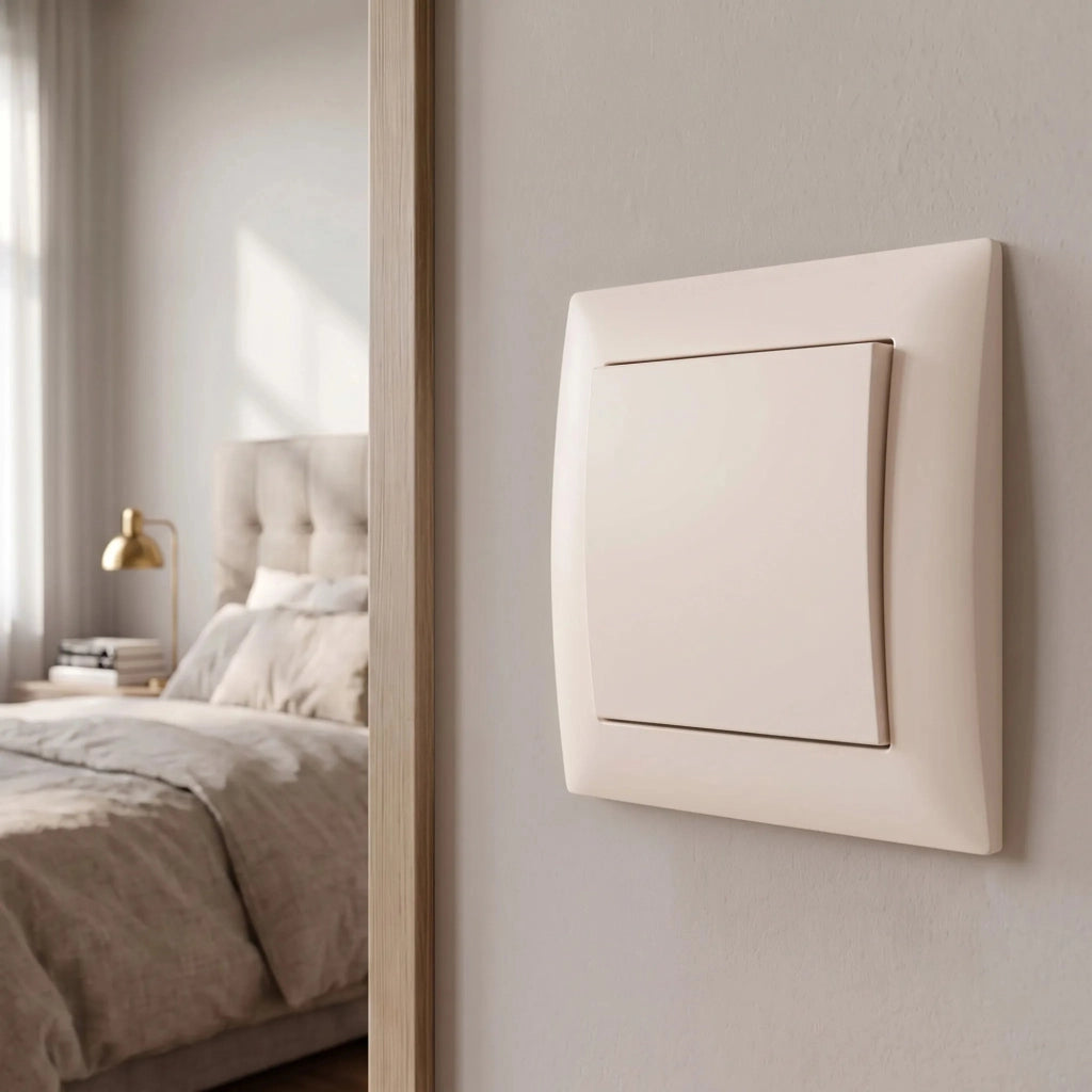 Interruttore Singolo Oste Jnh006-w Beige