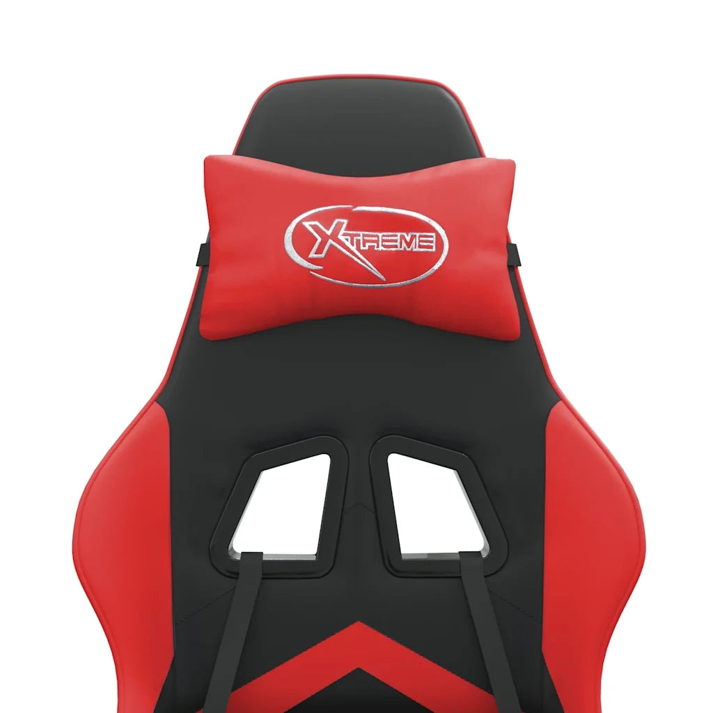 Sedia da Gaming Nera e Rossa in Similpelle 3143891