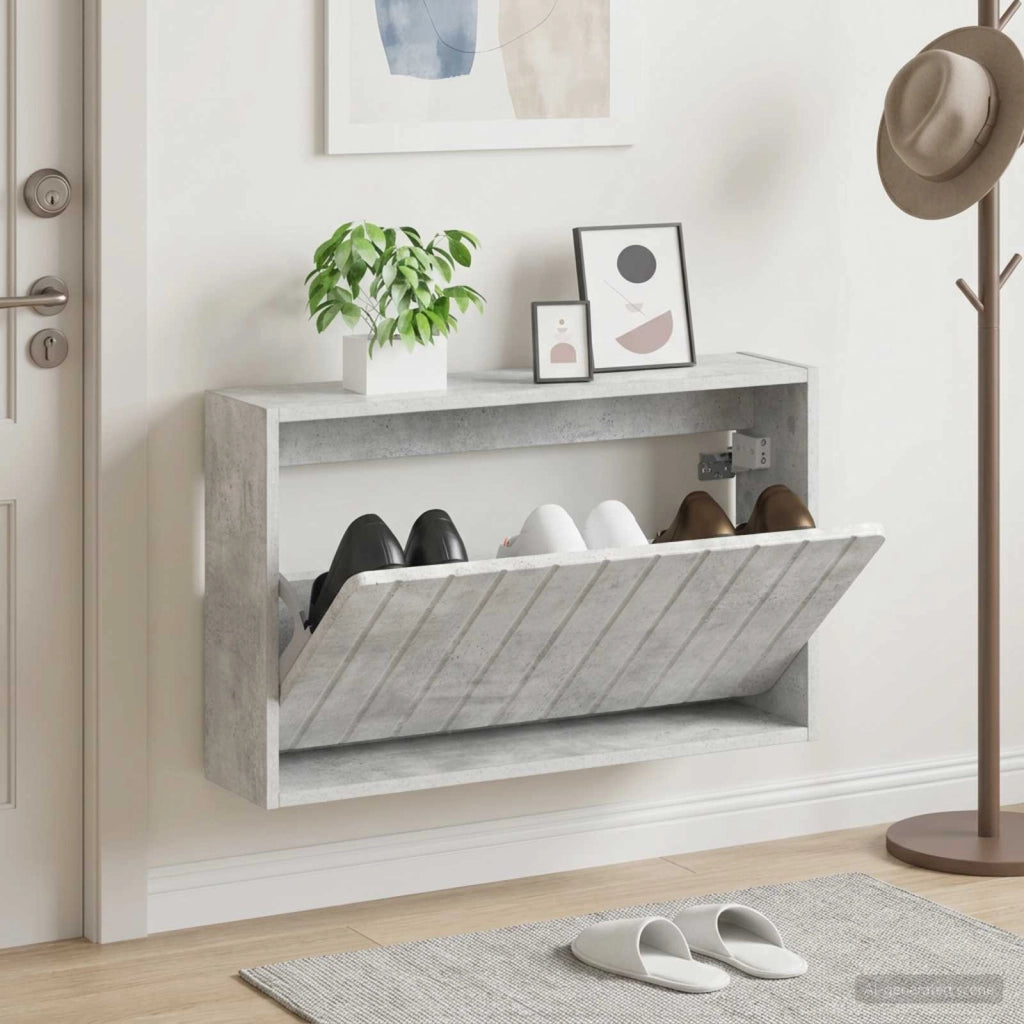 Mobiletto per Scarpe da Muro ZWOLLE 71 x 17 x 43 cm 896408