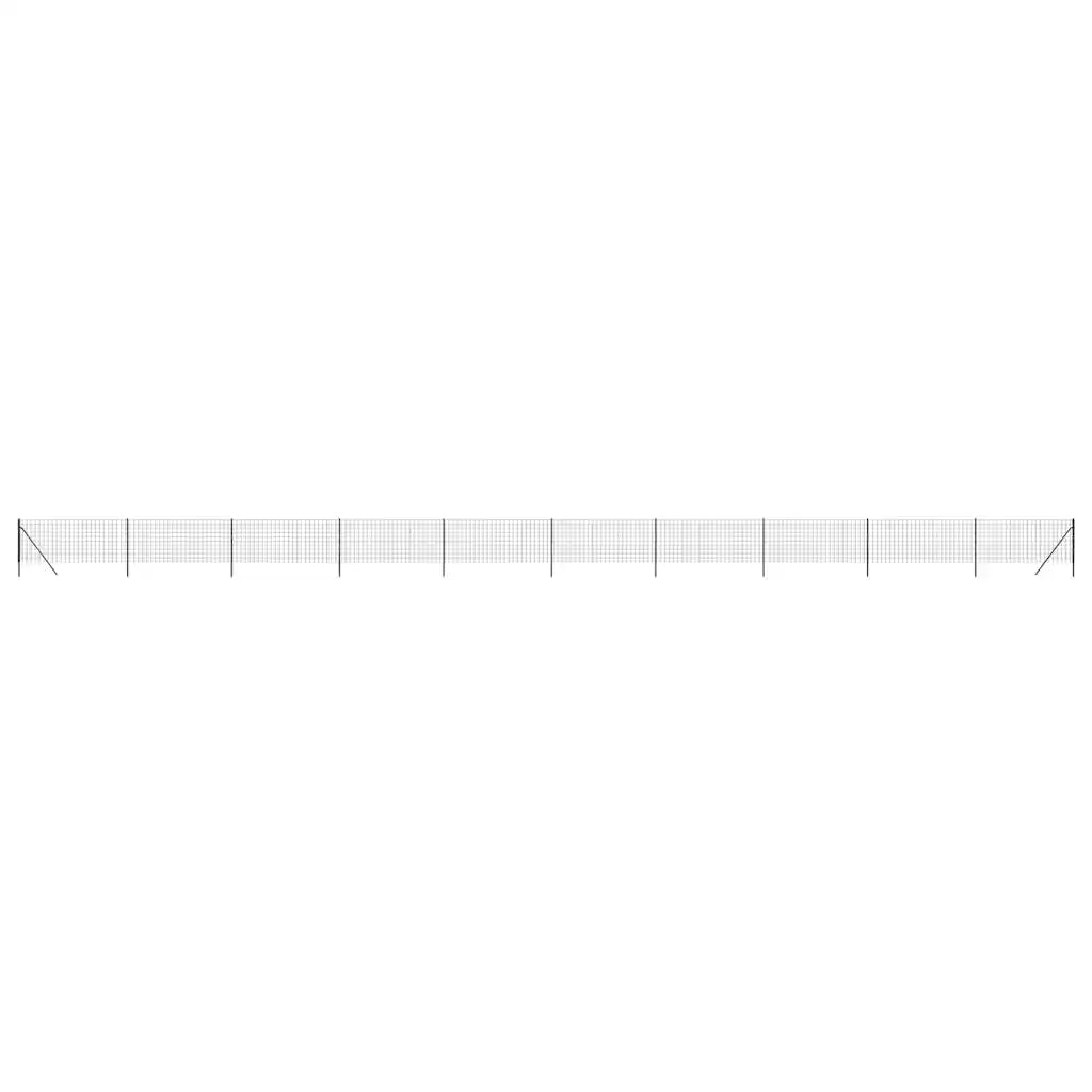 Recinzione Metallica Antracite 1x25 m in Acciaio Zincato 154233
