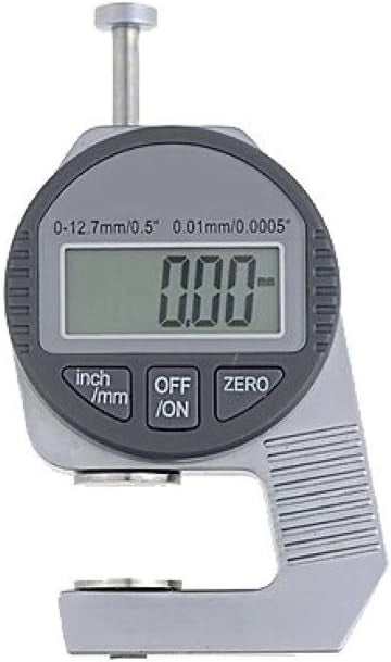 SPESSIMETRO MICROMETRO DIGITALE MISURA SPESSORE SPESSIMETRO 0-12.7mm 00.1 mm
