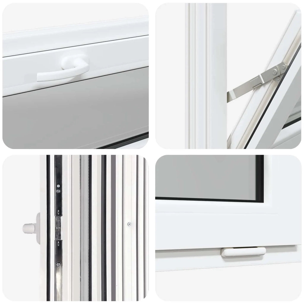 Finestra per Soffitta RISOR 110 x 40 cm PVC e Vetro Bianco CFW8291654