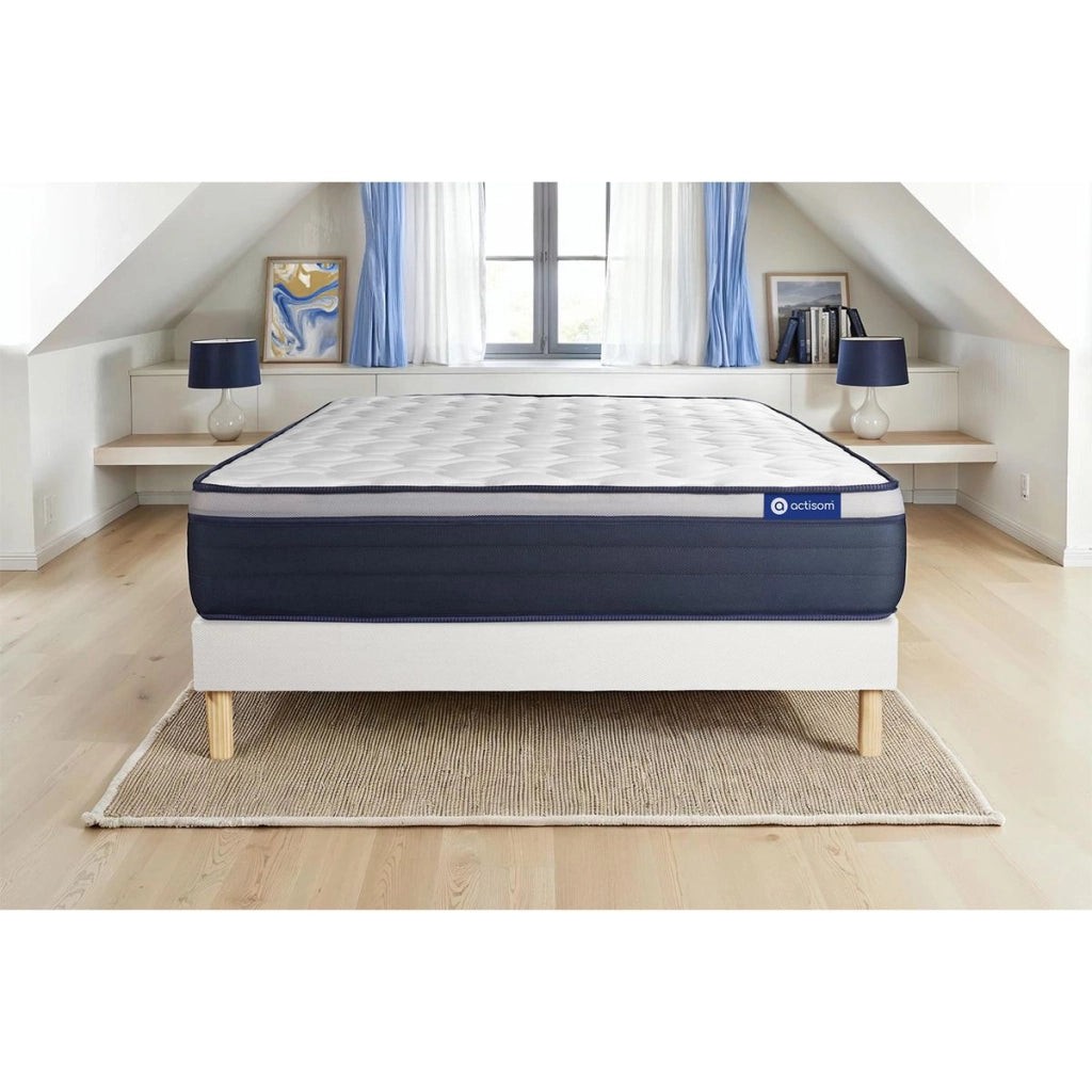 Kit rete e materasso matrimoniale Actilatex max 80x190cm - Spessore : 26cm - Lattice e memory foam - rigido