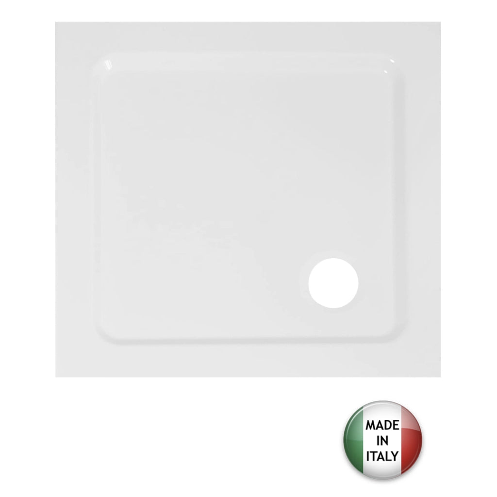 PIATTO DOCCIA TECNOPOLIMERO MR FLAT QUADRO (TIPO ACRILICO)- cm 90x90 H.3- DH- pezzi 1