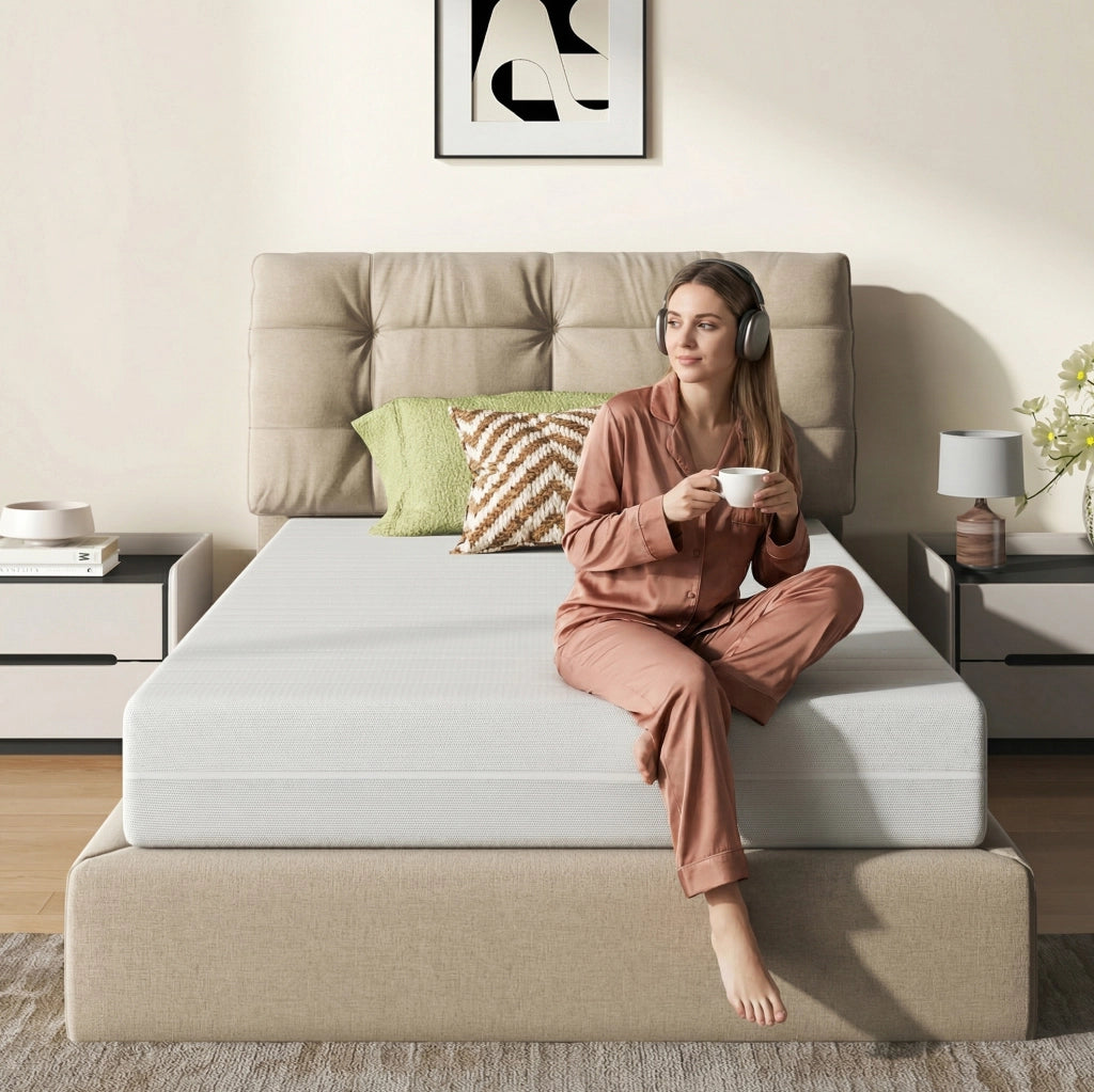 MATERASSO 90x200 cm in schiuma Bianco