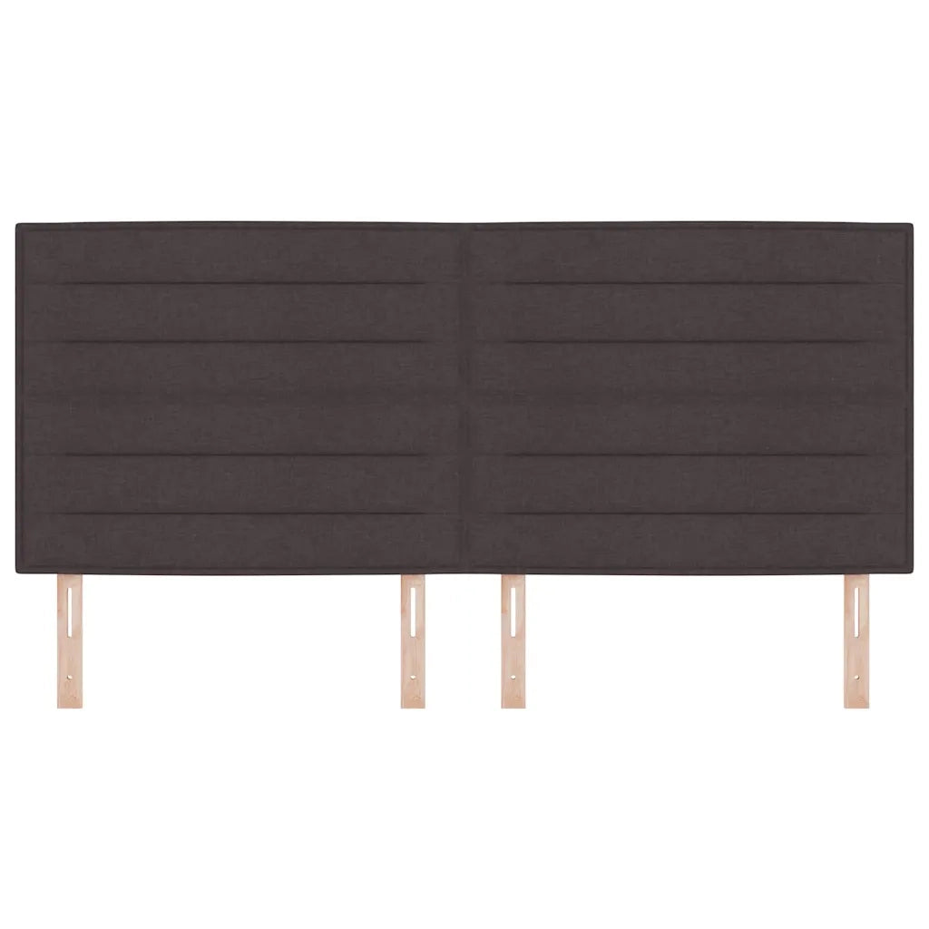 Testiera Marrone Scuro 200 cm Tessuto 3337708