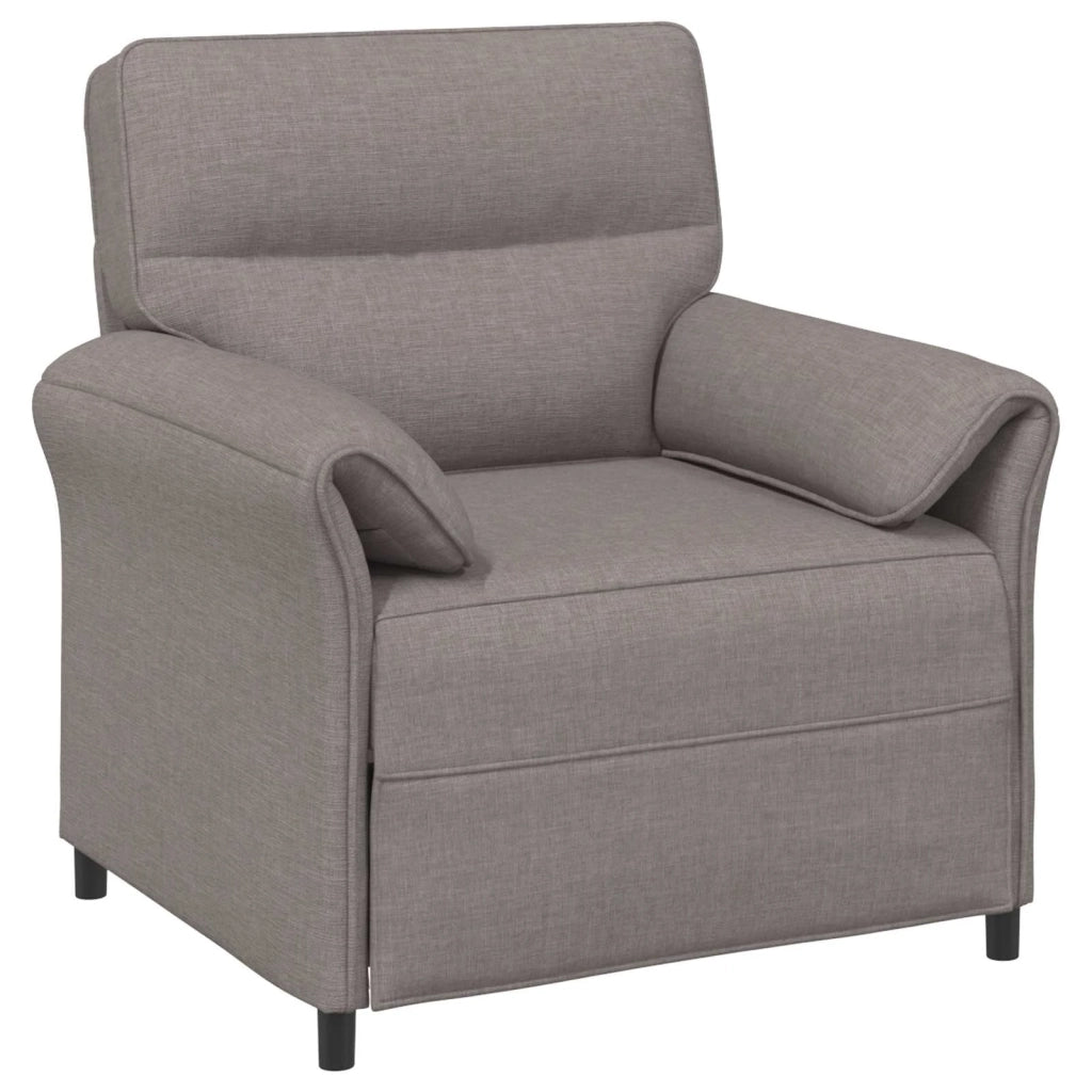Set di divani 2 pz Tortora Tessuto 3424849