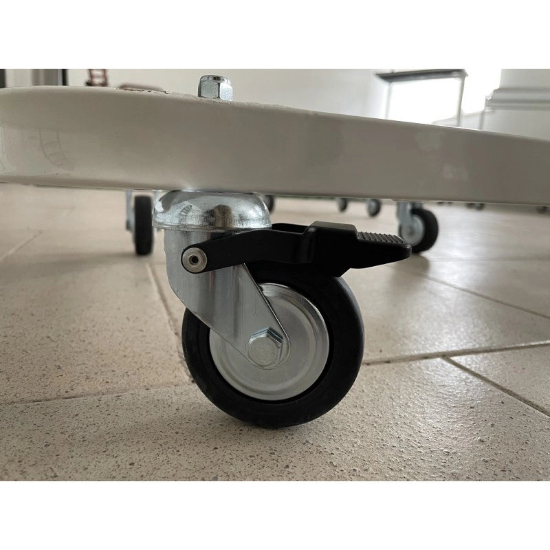 Carrello Piante per Vasi in Cemento / Terracotta con Ruote Cm 100X40 Tecnokit