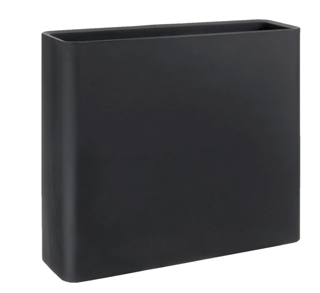 Vaso Divio Indoor Materiale: Polietilene, Colore: Antracite