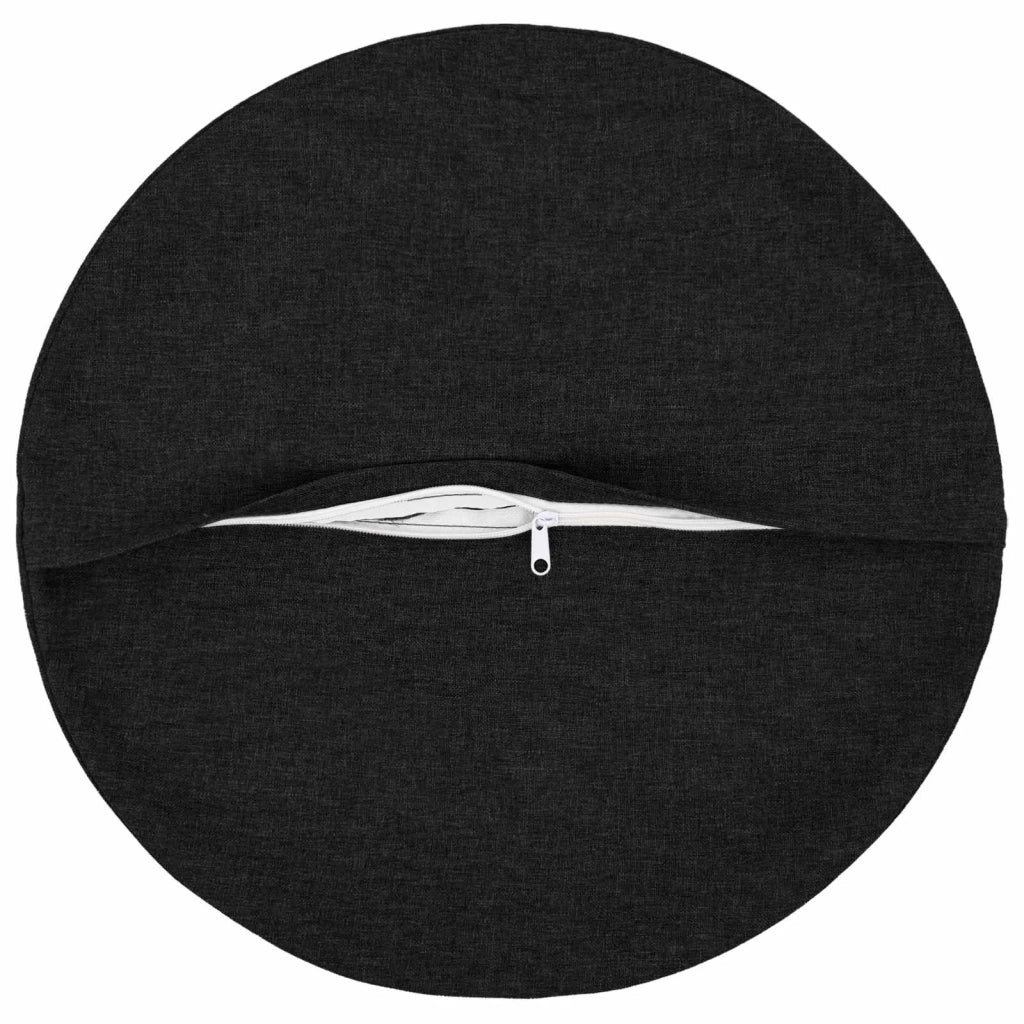 Federa 2 pz HEERLEN Nero Ø 60 cm Tessuto 922829