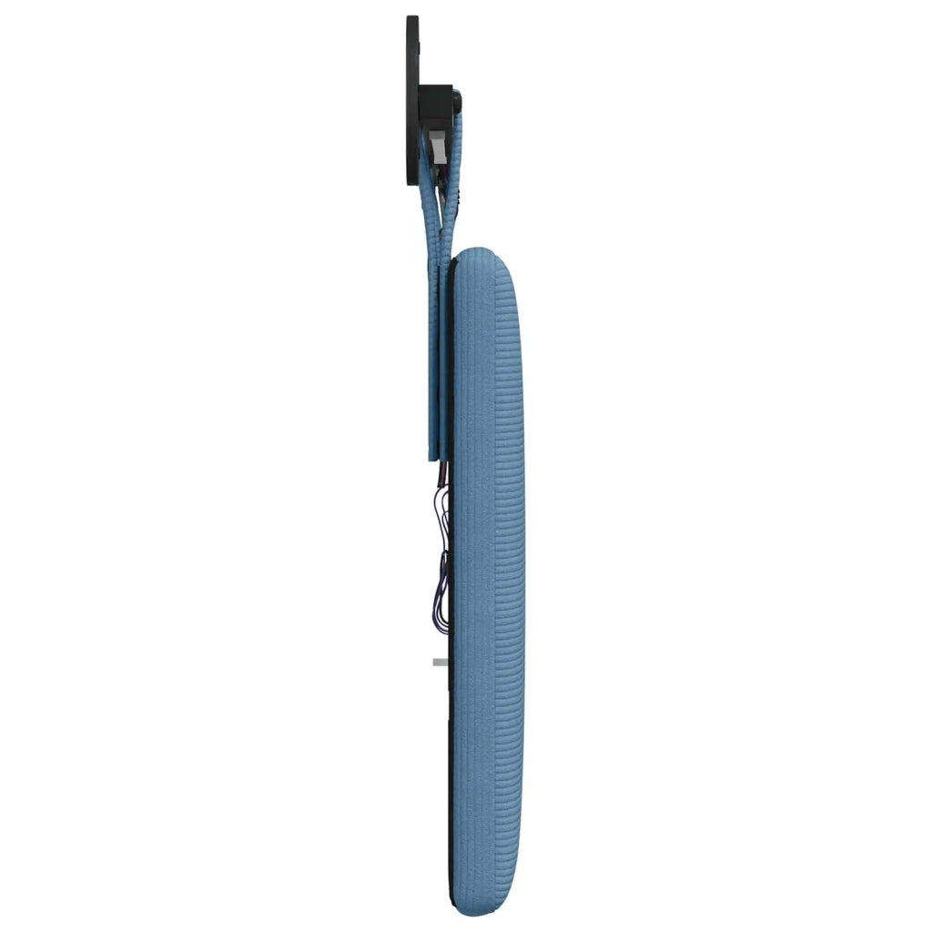 Testiera | Testata sospesa Con luce LED Blu Tessuto in Cords