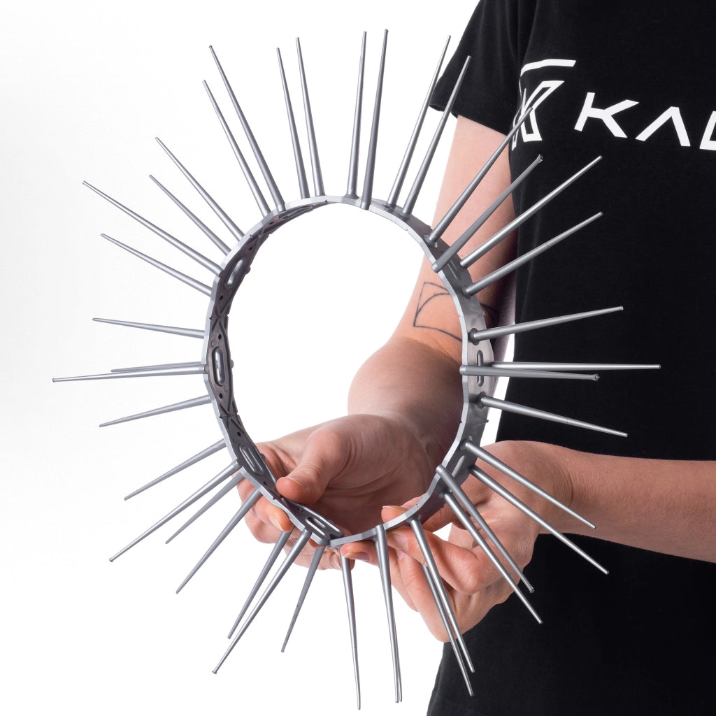 KADAX Punte anti-uccelli in plastica, alte 11,64 m, sicure, 24 pezzi